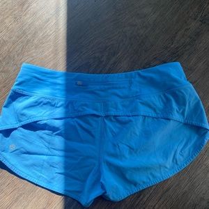 Lululemon low rise speed shorts